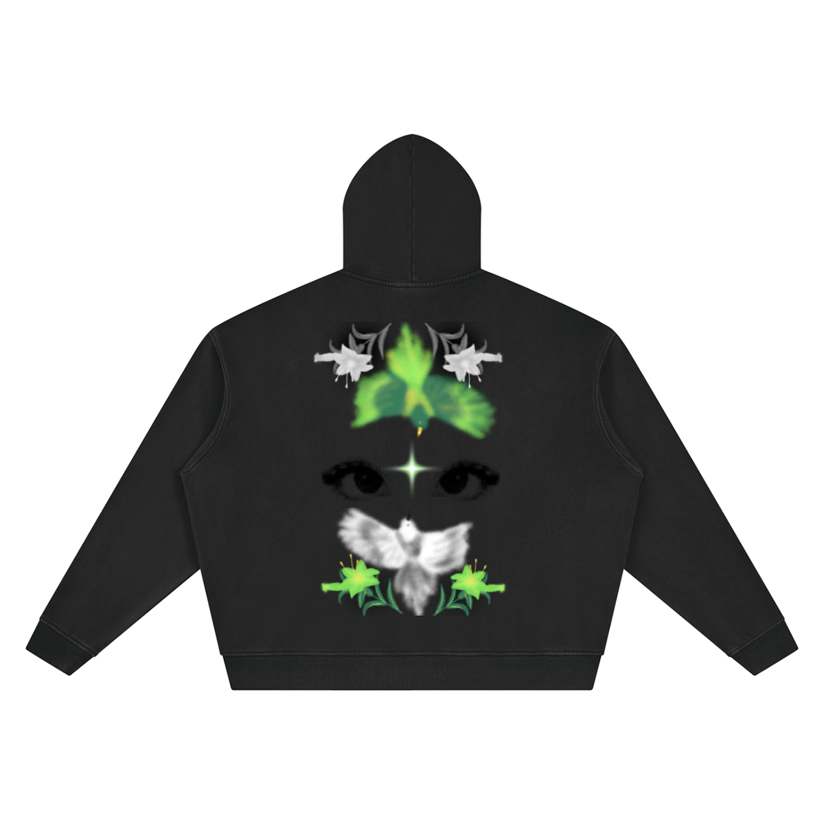 Unisex Vintage Wash Boxy Hoodie