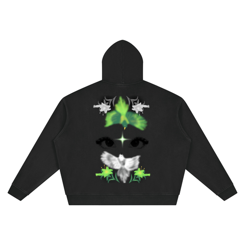 Unisex Vintage Wash Boxy Hoodie