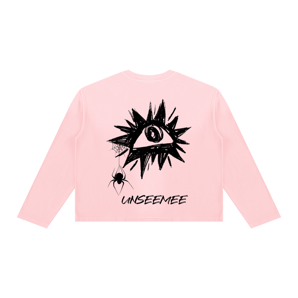 Unisex Sunfade Boxy Long Sleeve T-Shirt