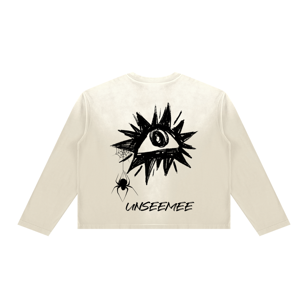 Unisex Sunfade Boxy Long Sleeve T-Shirt