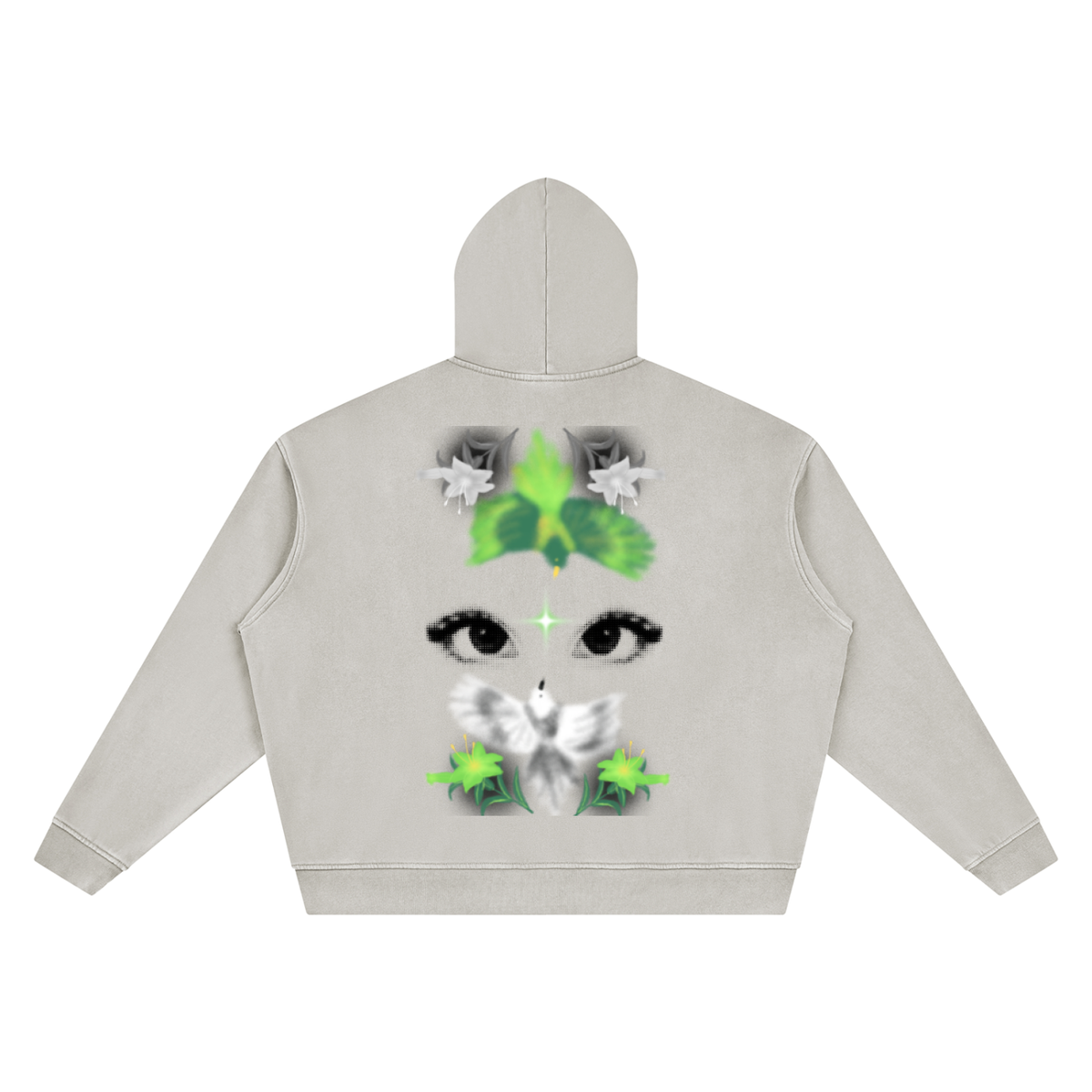 Unisex Vintage Wash Boxy Hoodie