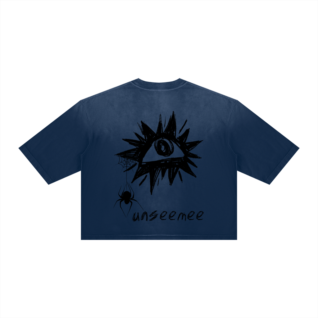 Unisex Vintage Wash Sunfade Boxy T-Shirt