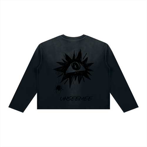 Unisex Sunfade Boxy Long Sleeve T-Shirt