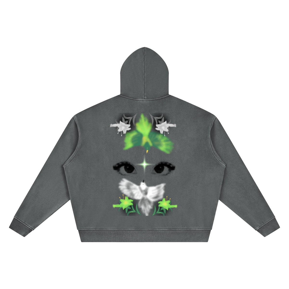 Unisex Vintage Wash Boxy Hoodie