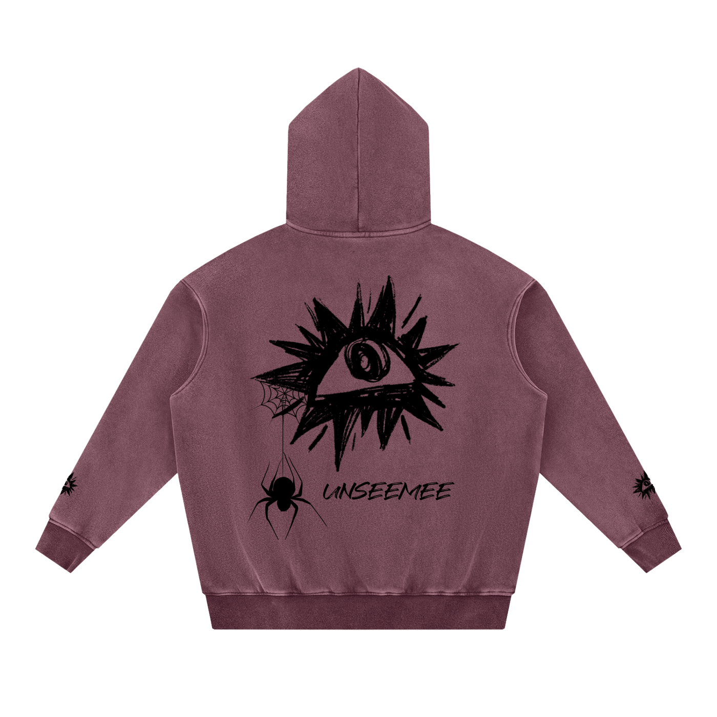 Snow Wash Fleece Oversize Hoodie