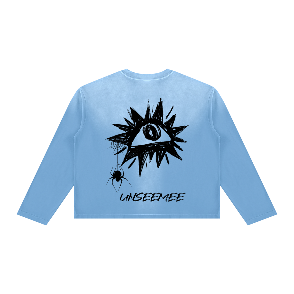 Unisex Sunfade Boxy Long Sleeve T-Shirt