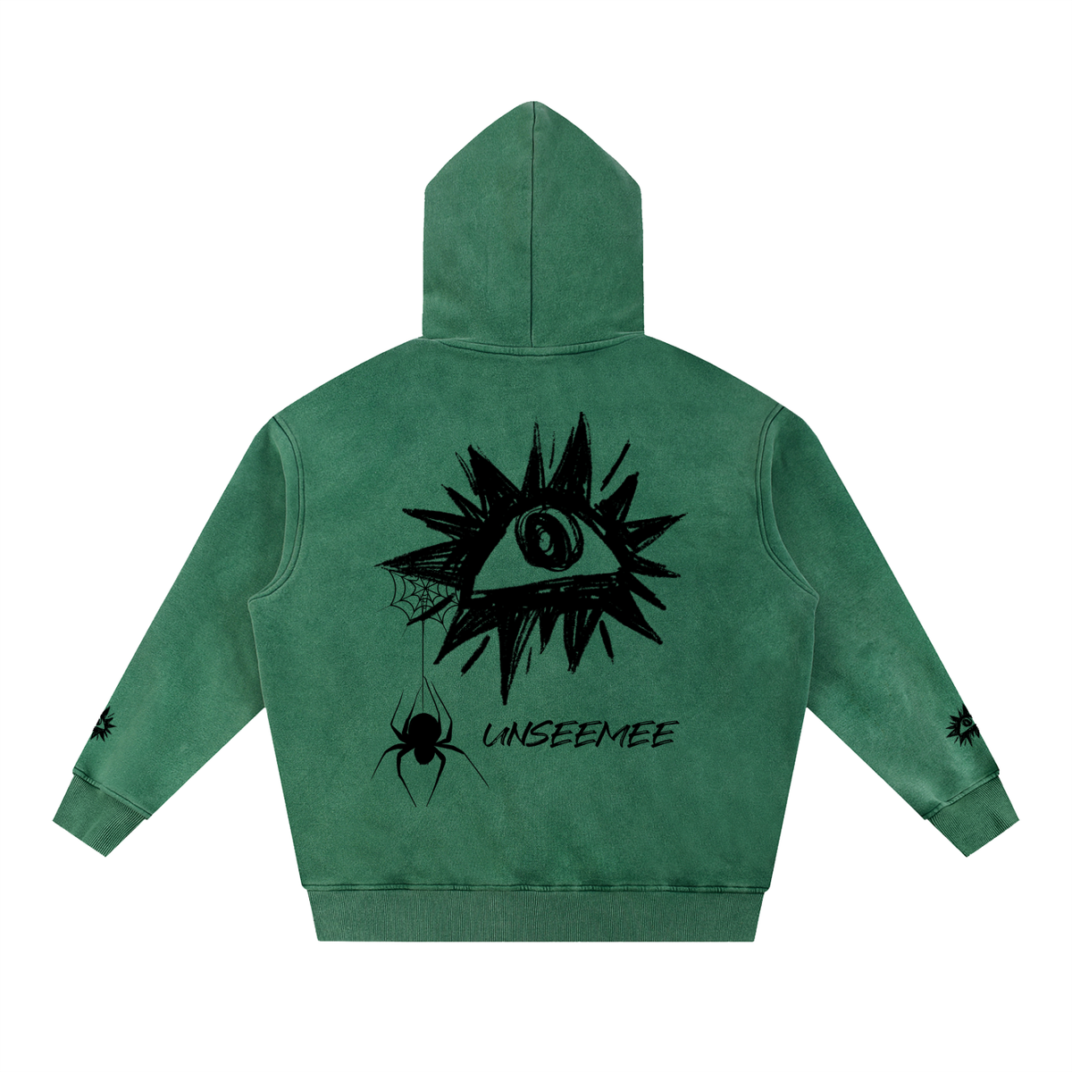 Snow Wash Fleece Oversize Hoodie
