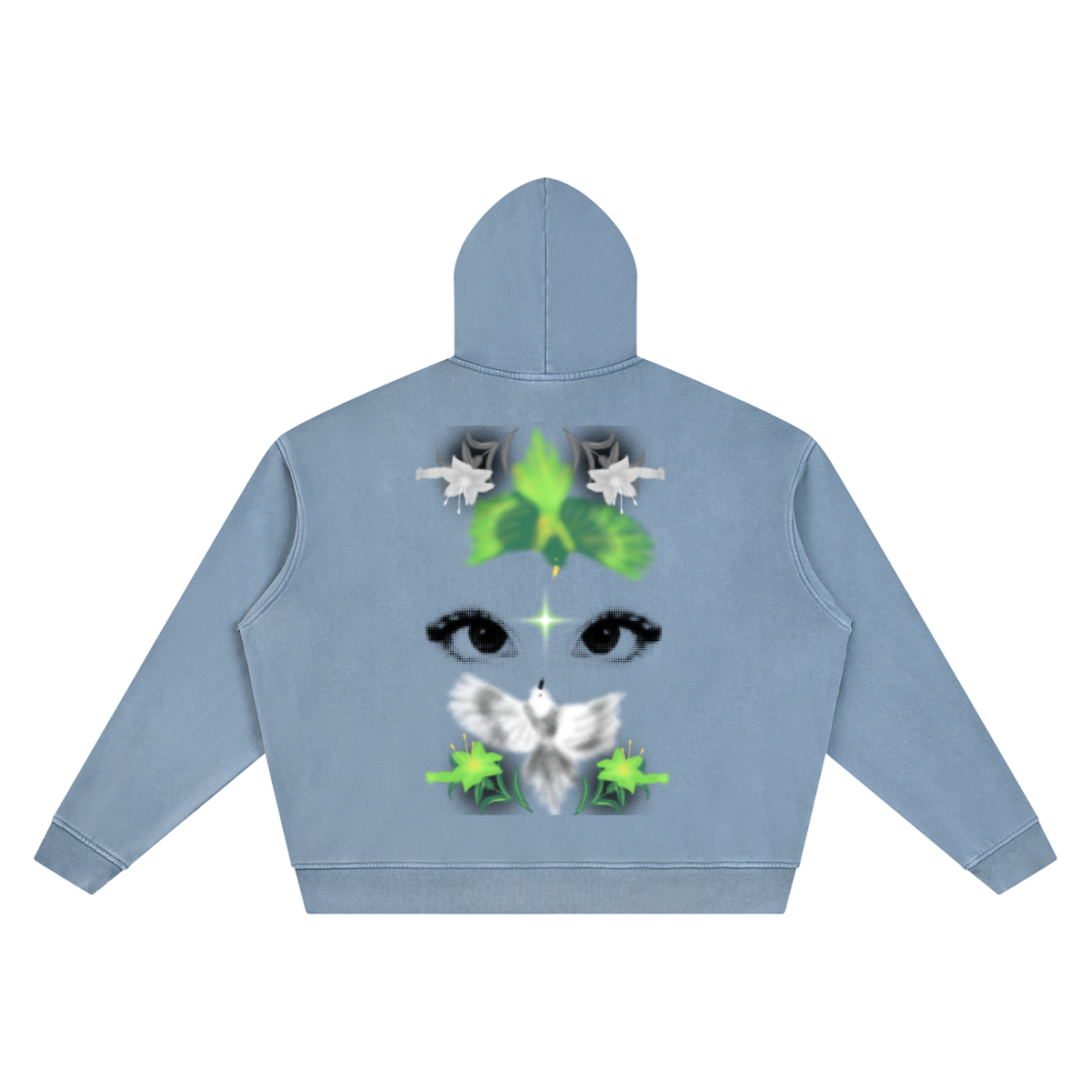 Unisex Vintage Wash Boxy Hoodie